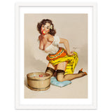 Pinup Girl Bobbing For Apples thumbnail