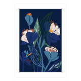 Florals At Night – Modern Illustration (Print Only) thumbnail