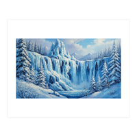 Frozen Cascades of Winter (Print Only)