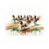 Galloping Horse Herd (Print Only) thumbnail
