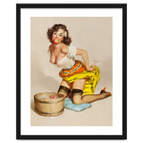 Pinup Girl Bobbing For Apples thumbnail
