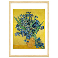 Irises. Date: May 1890, Saint-Rémy-de-Provence. Dimensions: 92.7 cm x 73.9 cm, 111.5 cm x 92.9 cm.