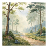 Atmospheric Forest Watercolor Painting (Print Only) thumbnail