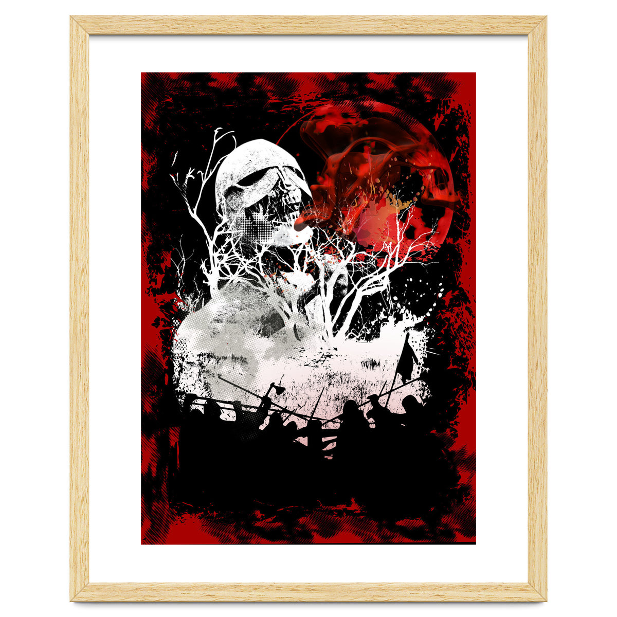 Viking Grinning Skull