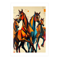 Abstract Horse Modern (Print Only)