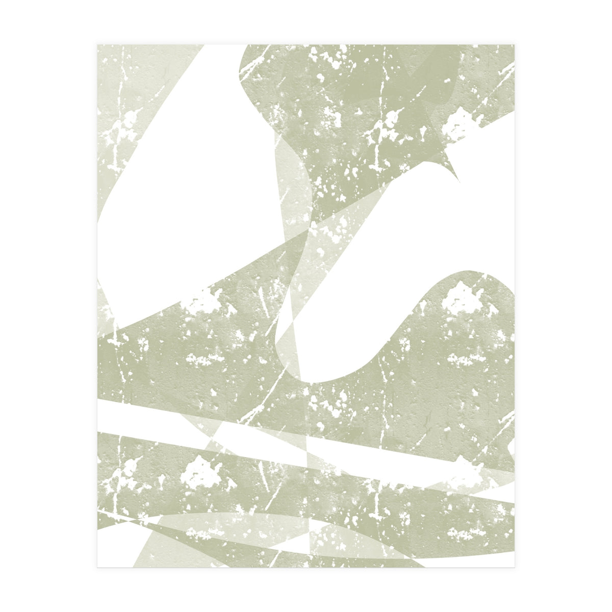 Sage Abstract Rhythm (Print Only)