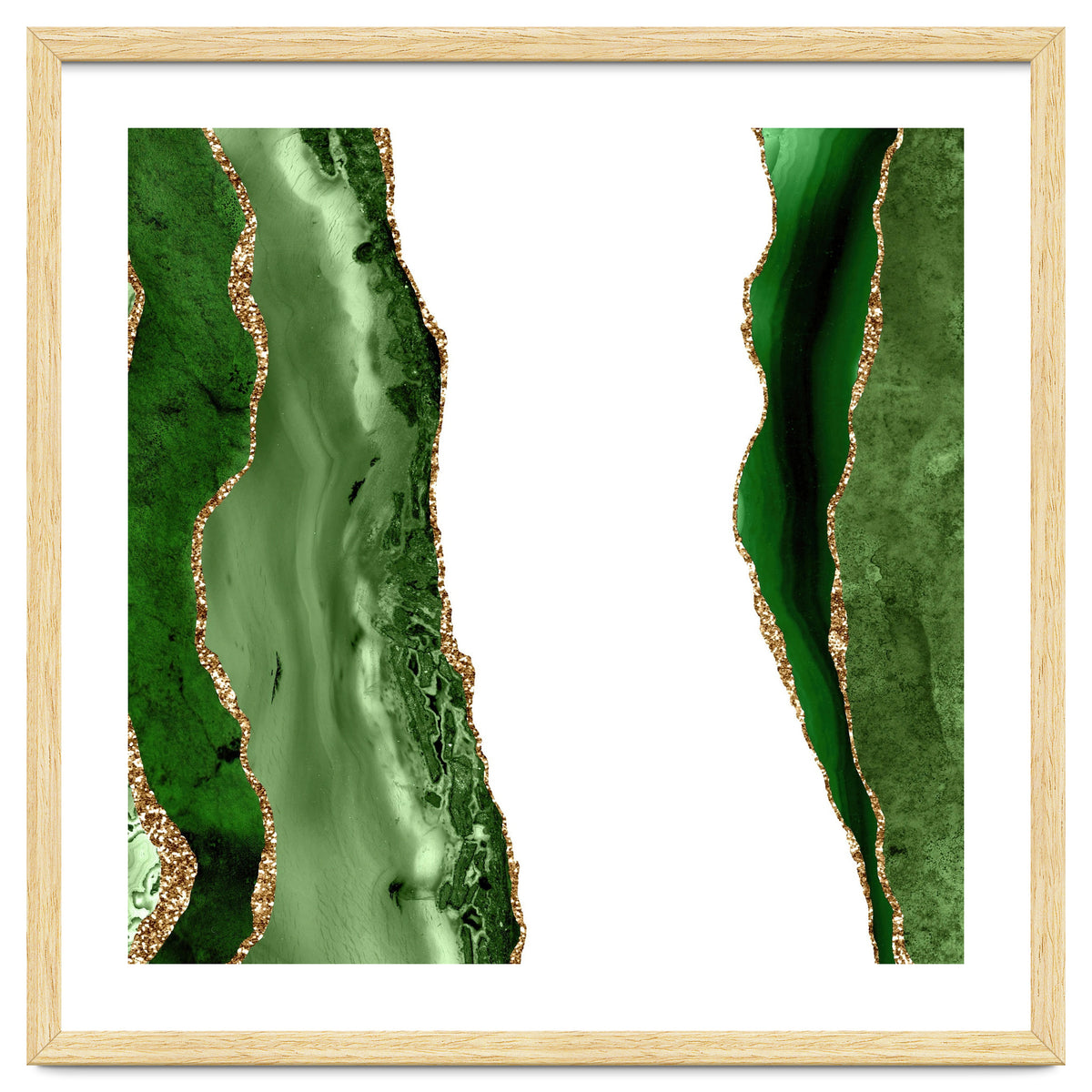 Green & Gold Agate Texture 20
