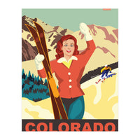 Colorado Ski Girl (Print Only)