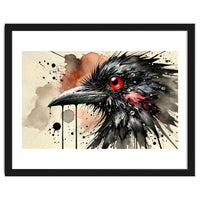 Dramatic Raven Portrait