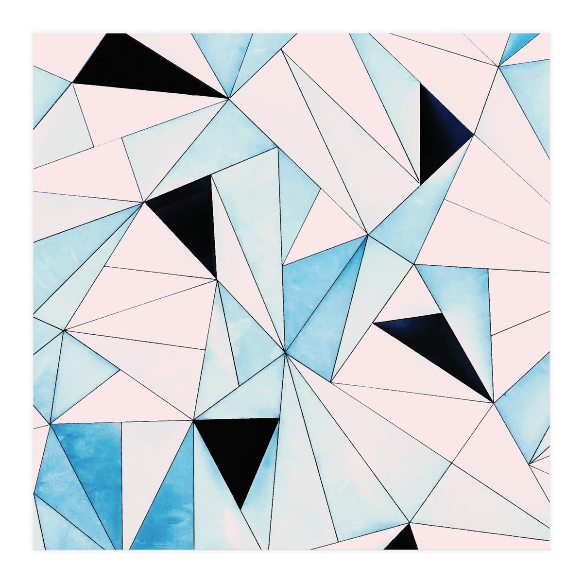 Geometric Washout #society6 #decor #buyart (Print Only)