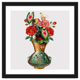 flower vase collage art thumbnail