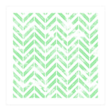 Shabby Green Chevron (Print Only) thumbnail