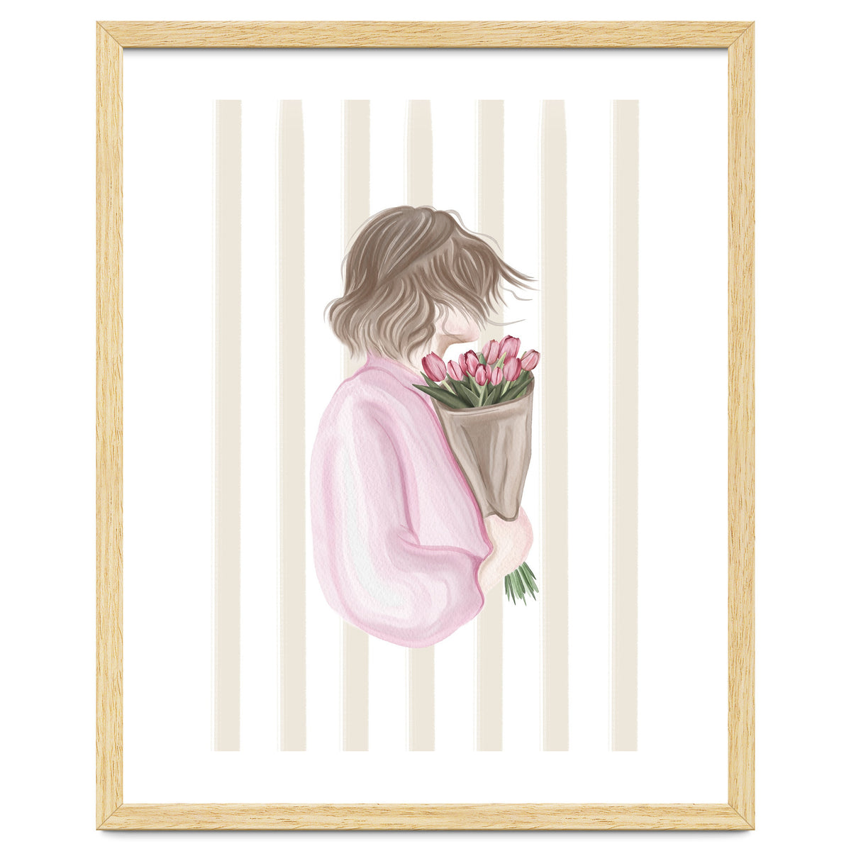 The Girl With The Tulips