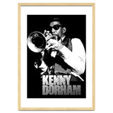 Kenny Dorham Jazz Trumpeter in Grayscale thumbnail