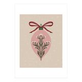 Christmas Floral Globe (Print Only) thumbnail