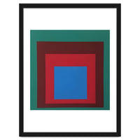 Josef Albers - HOMAGE TO THE SQUARE: Green, Red, Blue