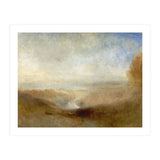 'Landscape with a River and a Bay in the Background', 1835, Oil on canvas, 123 x 93 cm. (Print Only) thumbnail