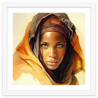 Watercolor Tuareg Woman #11