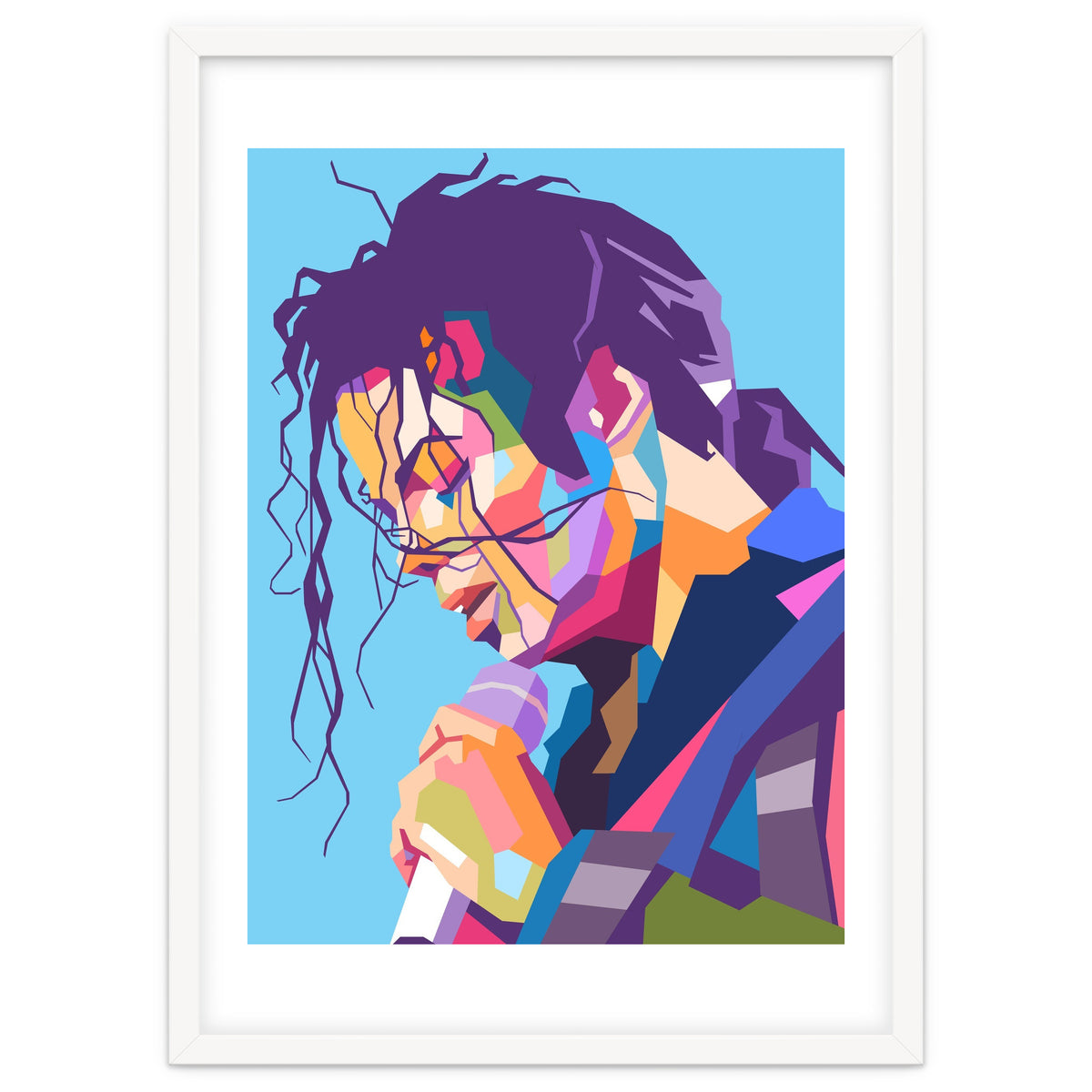 Michael Jackson pop art portrait