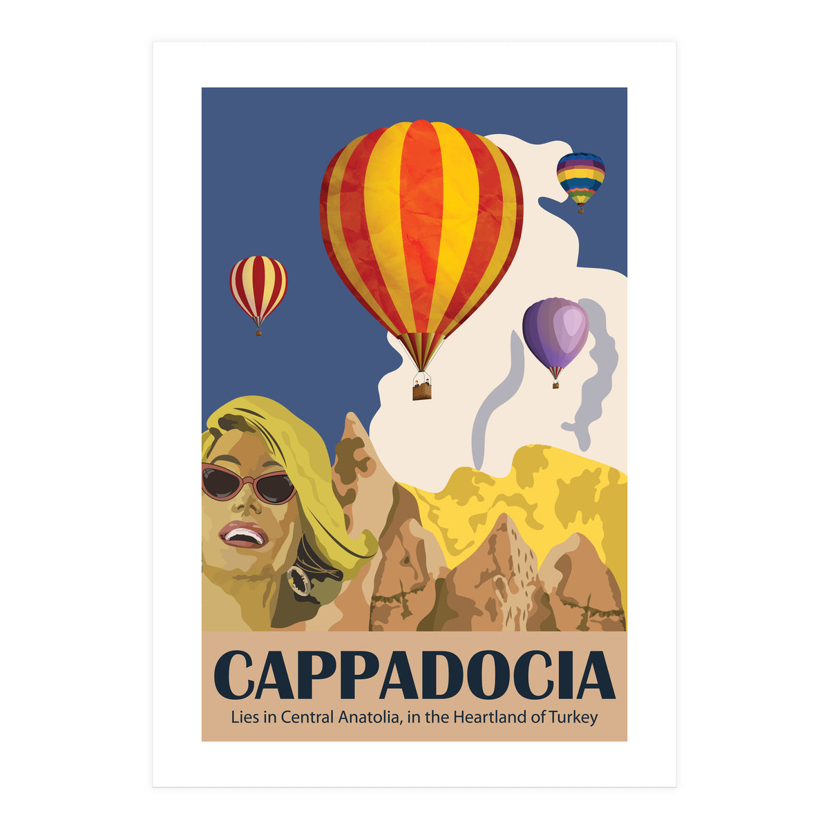 Cappadocia, Hot Air Balloons (Print Only)
