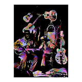Cool John Ferguson And Captain Luke Blues Musician Legend Colorful (Print Only) thumbnail