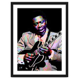 BB King. American Blues Guitarist in Colorful Art thumbnail