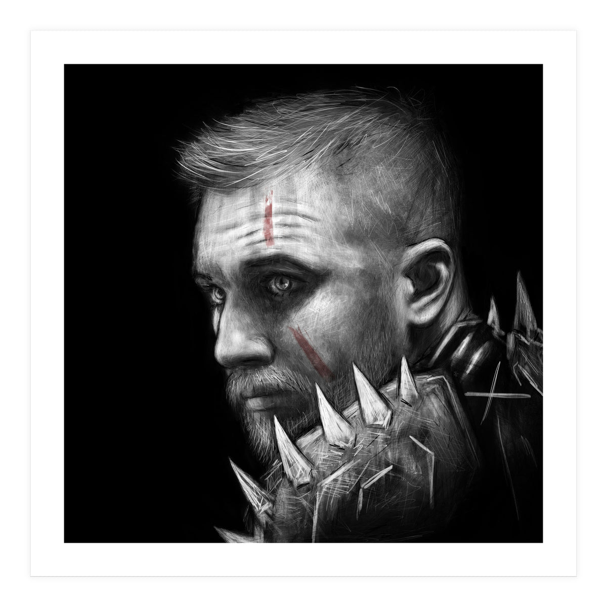 Self Portrait Spiked Armor (Print Only)