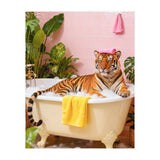 Leopard in Bathtub, Surreal Bathroom Scene (Print Only) thumbnail