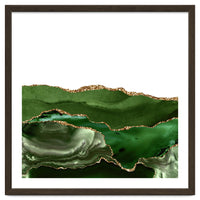 Green & Gold Agate Texture 25