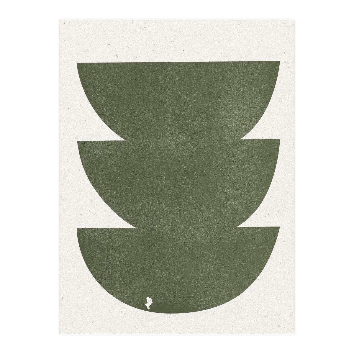 GREEN WATERCOLOR SHAPES NO.3 (Print Only)
