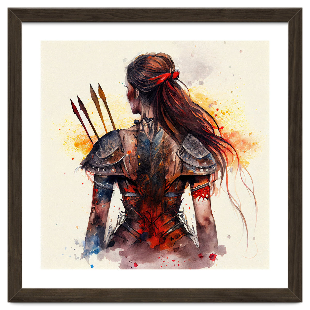 Powerful Warrior Back Woman #3