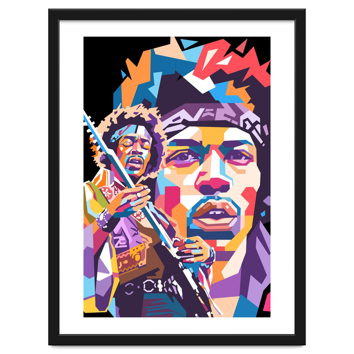 Jimi Hendrix wpap art