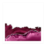 Burgundy & Silver Agate Texture 16  (Print Only) thumbnail