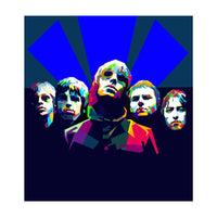 OASIS British Rock Band Art WPAP Trending Now (Print Only)