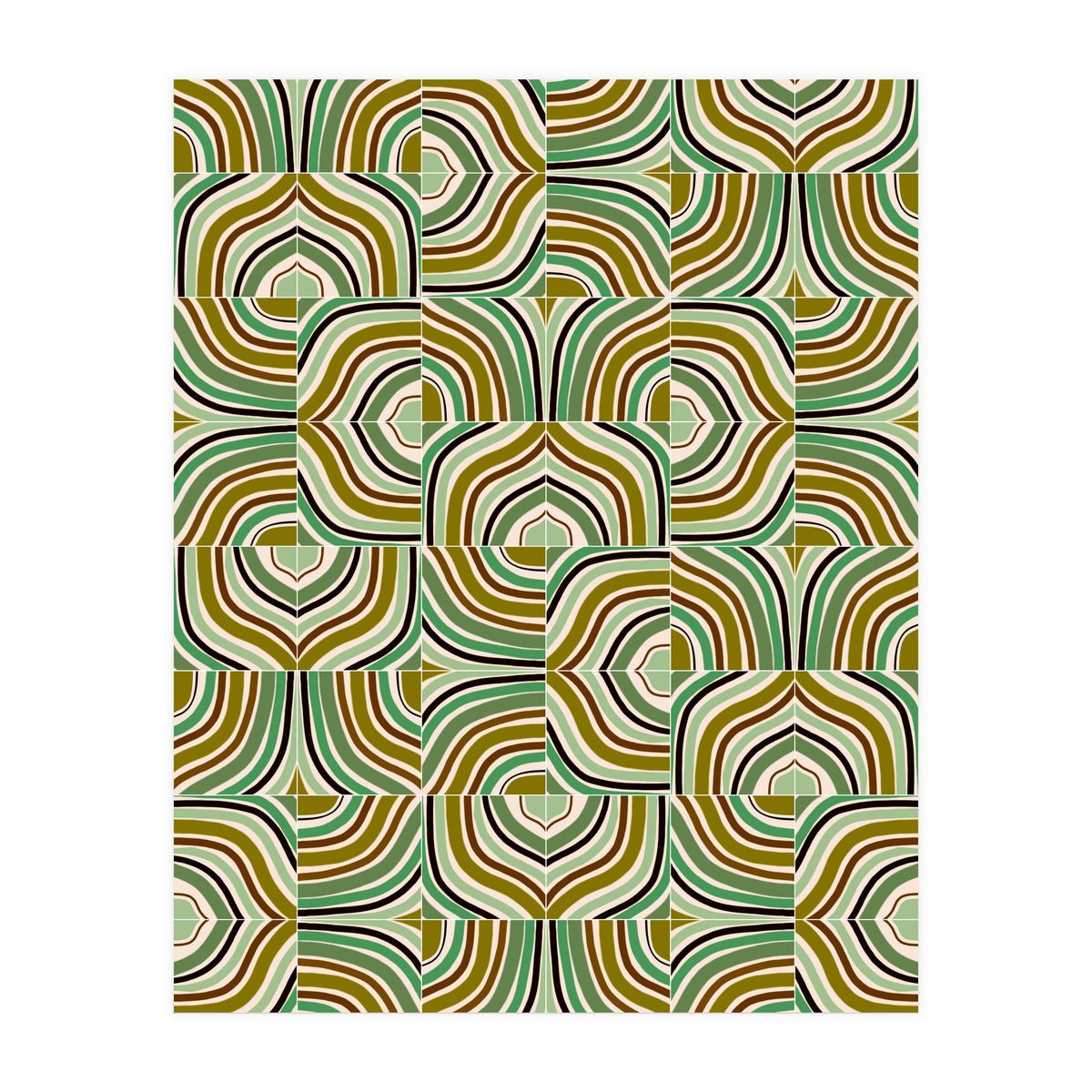 Jade Rainbow Mixed Tiles (Print Only)