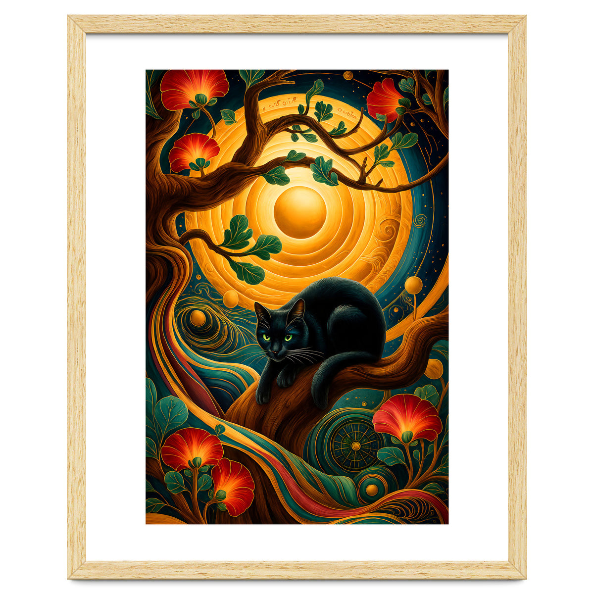 Black Cat Retro Contemporer