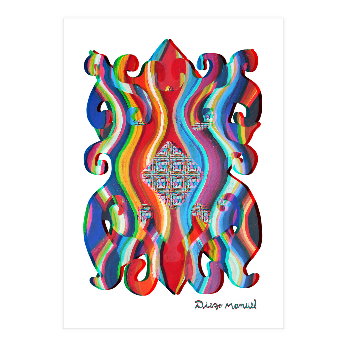 Pop Abstract Asimetrico 40 Copia (Print Only)