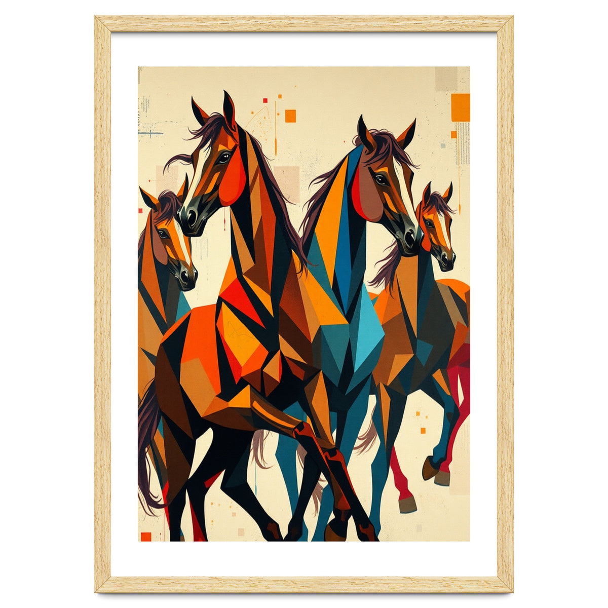 Abstract Horse Modern