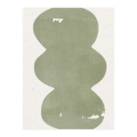 GREEN WATERCOLOR SHAPES NO.2 (Print Only)