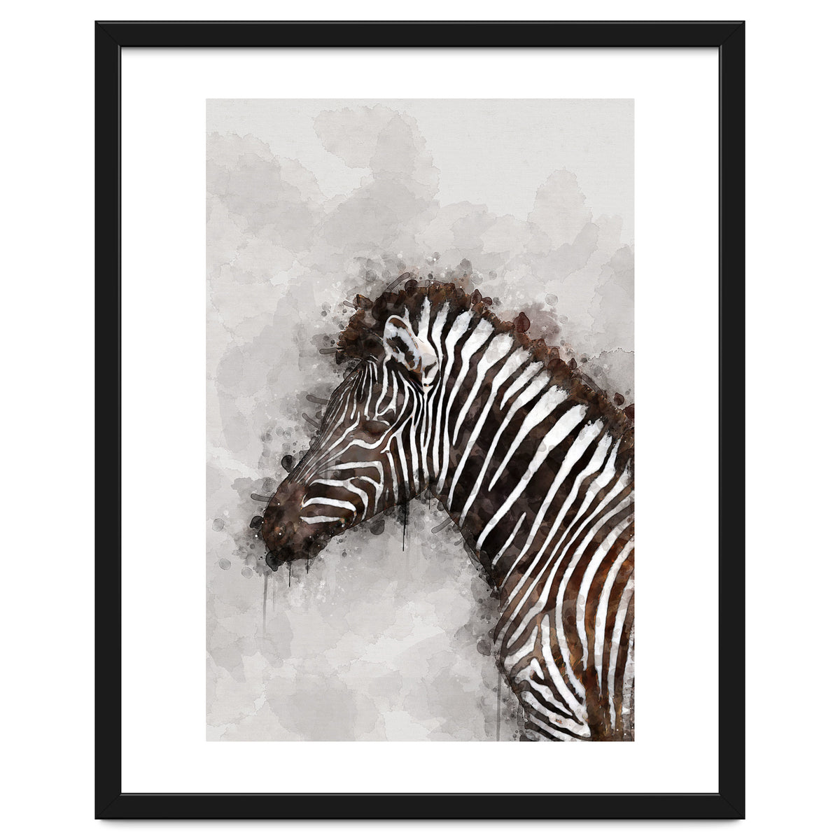 Zebra Watercolor