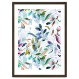 Watercolor Tranquility Leaves Mauve thumbnail