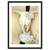 Georgia O’Keeffe – Cow’s Skull with Calico Roses (1931) | Iconic Southwestern Still Life with Desert Symbolism