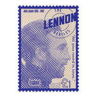 John Lennon Stamps Art (Print Only)