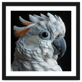White Cockatoo Parrot With Orange Crest thumbnail