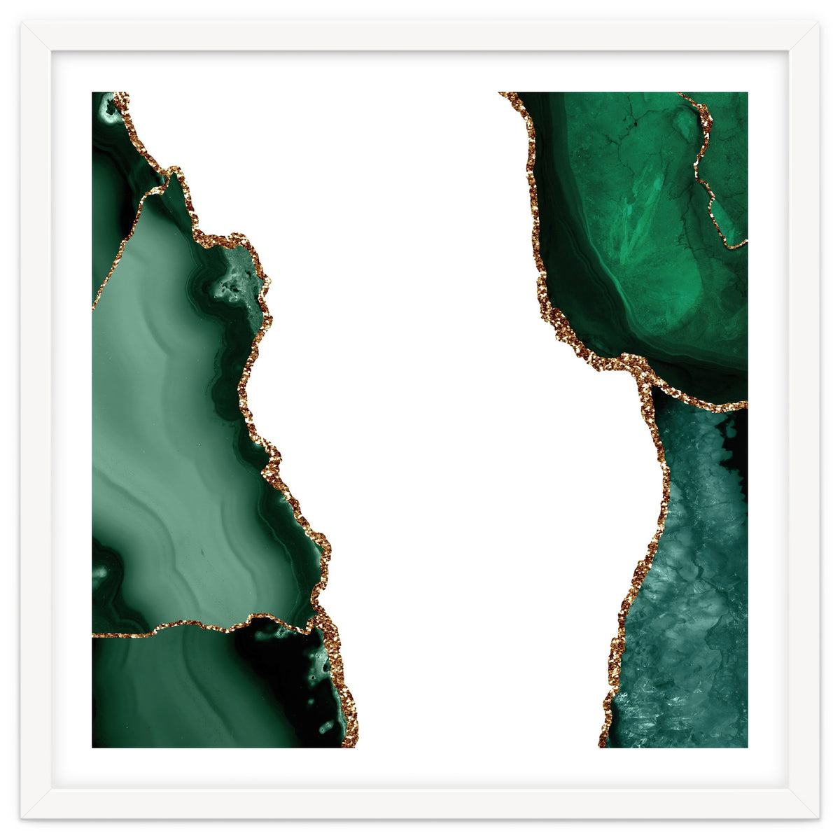 Emerald & Gold Agate Texture 15