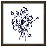 flowers line art thumbnail