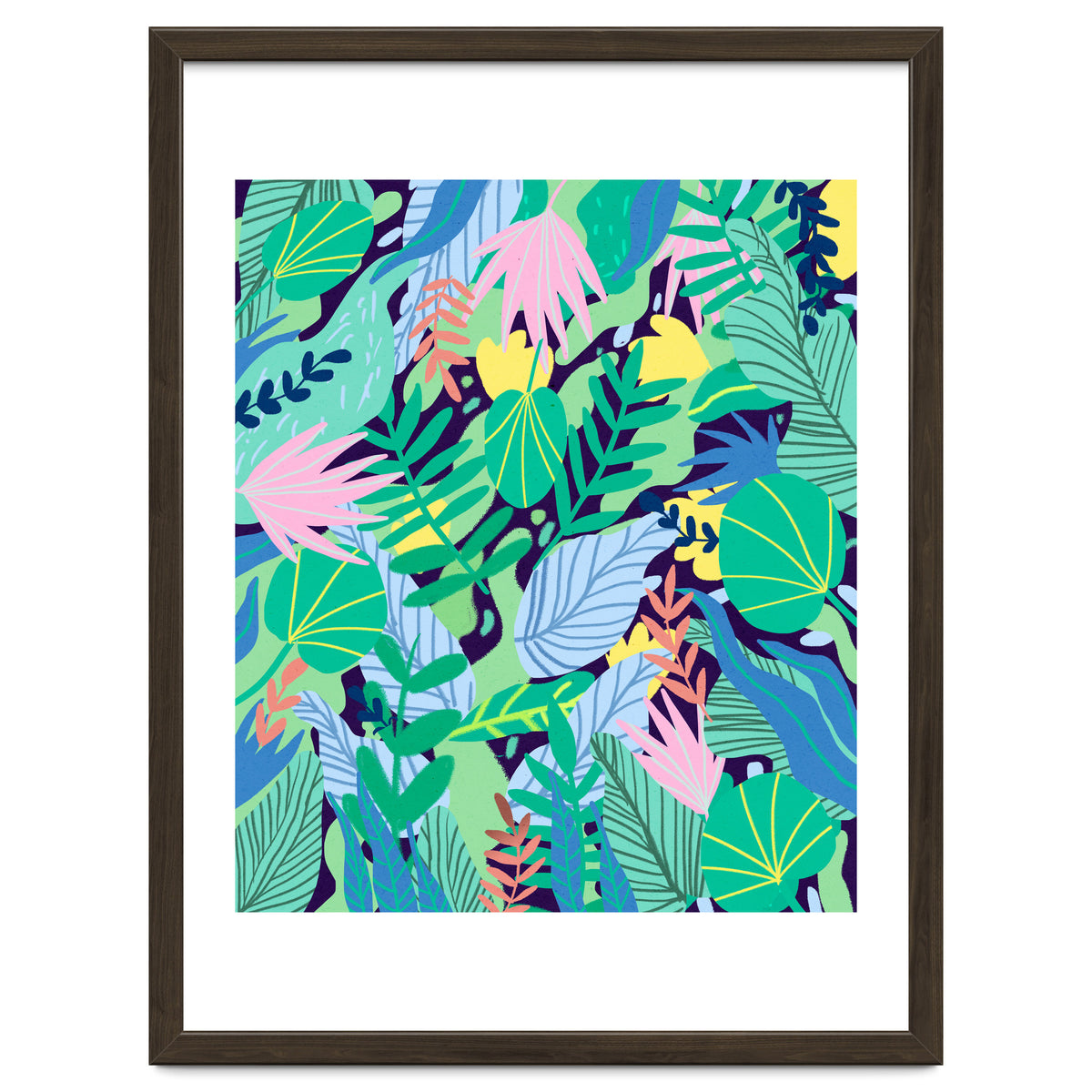 Wild Garden | Eclectic Contemporary Boho Jungle | Forest Meadow Botanical Nature Plants