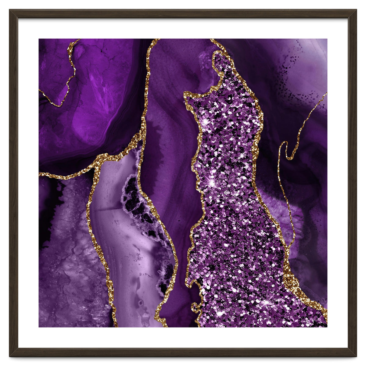 Agate Glitter Ocean Texture 04