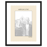 American Gothic – Grant Wood (ascii Art) thumbnail