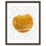 Stay Gold | Abstract Geometric Painting | Polka Dots Quirky Eclectic | Modern Boho Luxe thumbnail